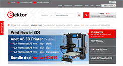 Desktop Screenshot of elektor.com