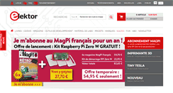 Desktop Screenshot of elektor.fr