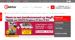 Desktop Screenshot of elektor.nl