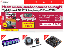 Tablet Screenshot of elektor.nl